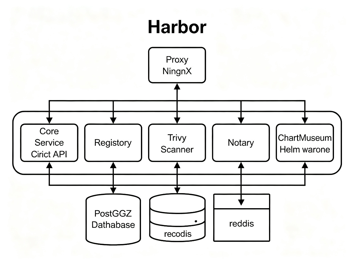 Harbor架构组件图