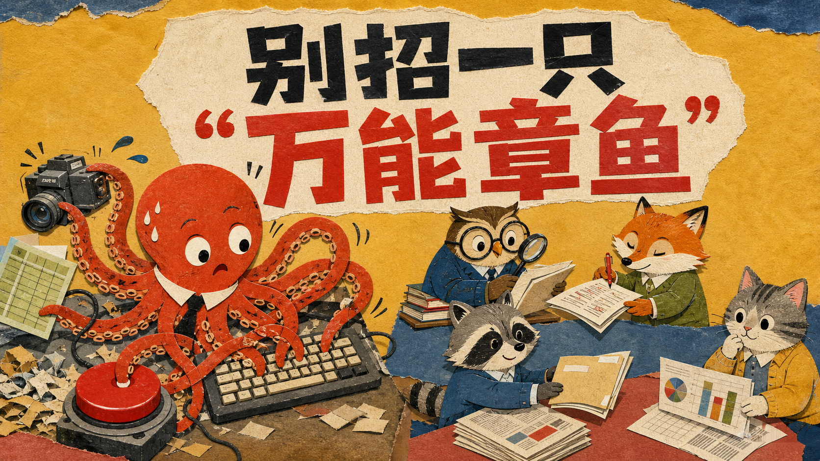 别招一只万能章鱼