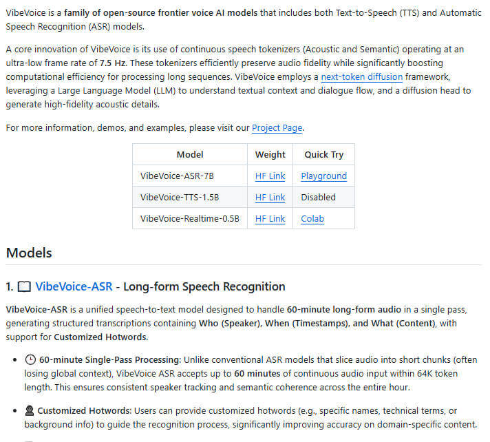 VibeVoice 项目介绍图