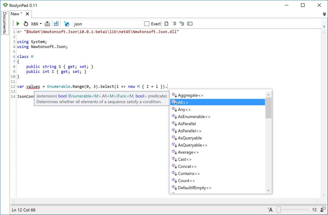 一款基于 Roslyn 和 AvalonEdit 开源免费、跨平台的 C# 编辑器
