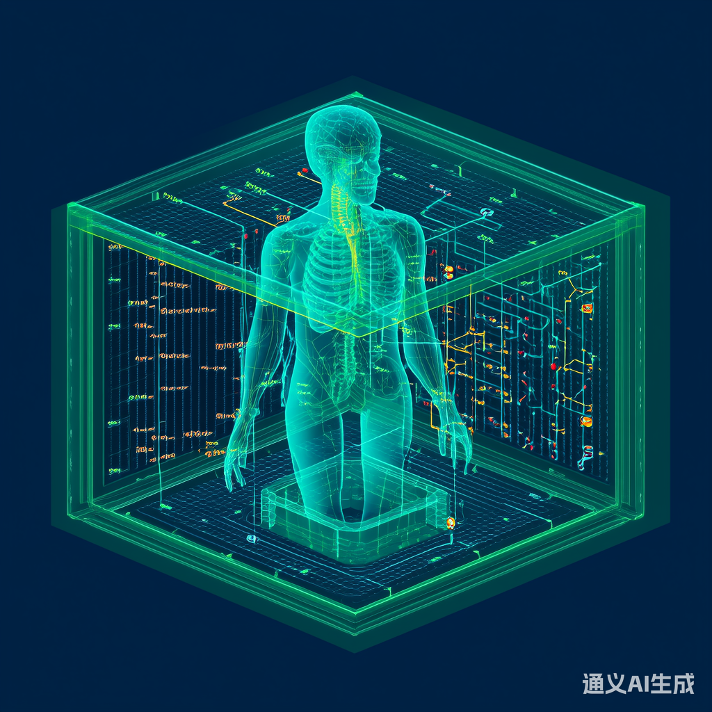 医疗数据多尺度因果图建模示意图