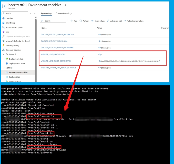 【Azure App Service】在App Service中查看CA证书_App_03