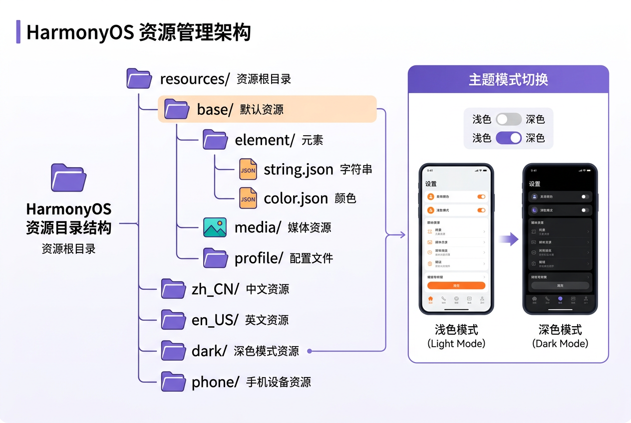 资源管理与多主题适配