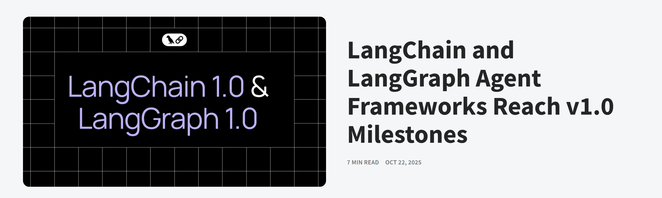 LangChain 1.0 架构总览