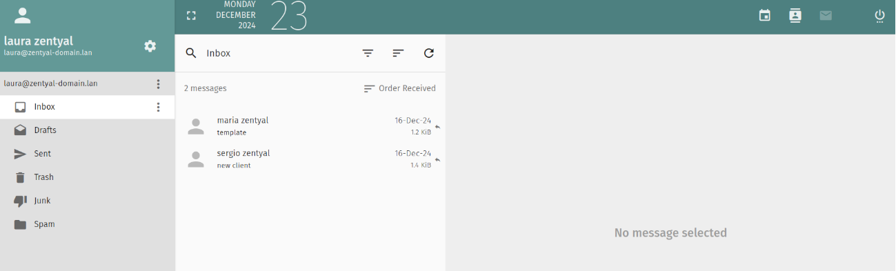 Access to the mailbox
