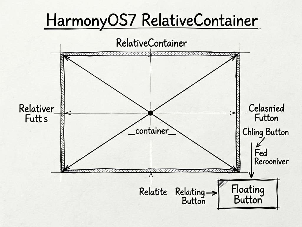 An architectural diagram of the HarmonyOS7 Relativ