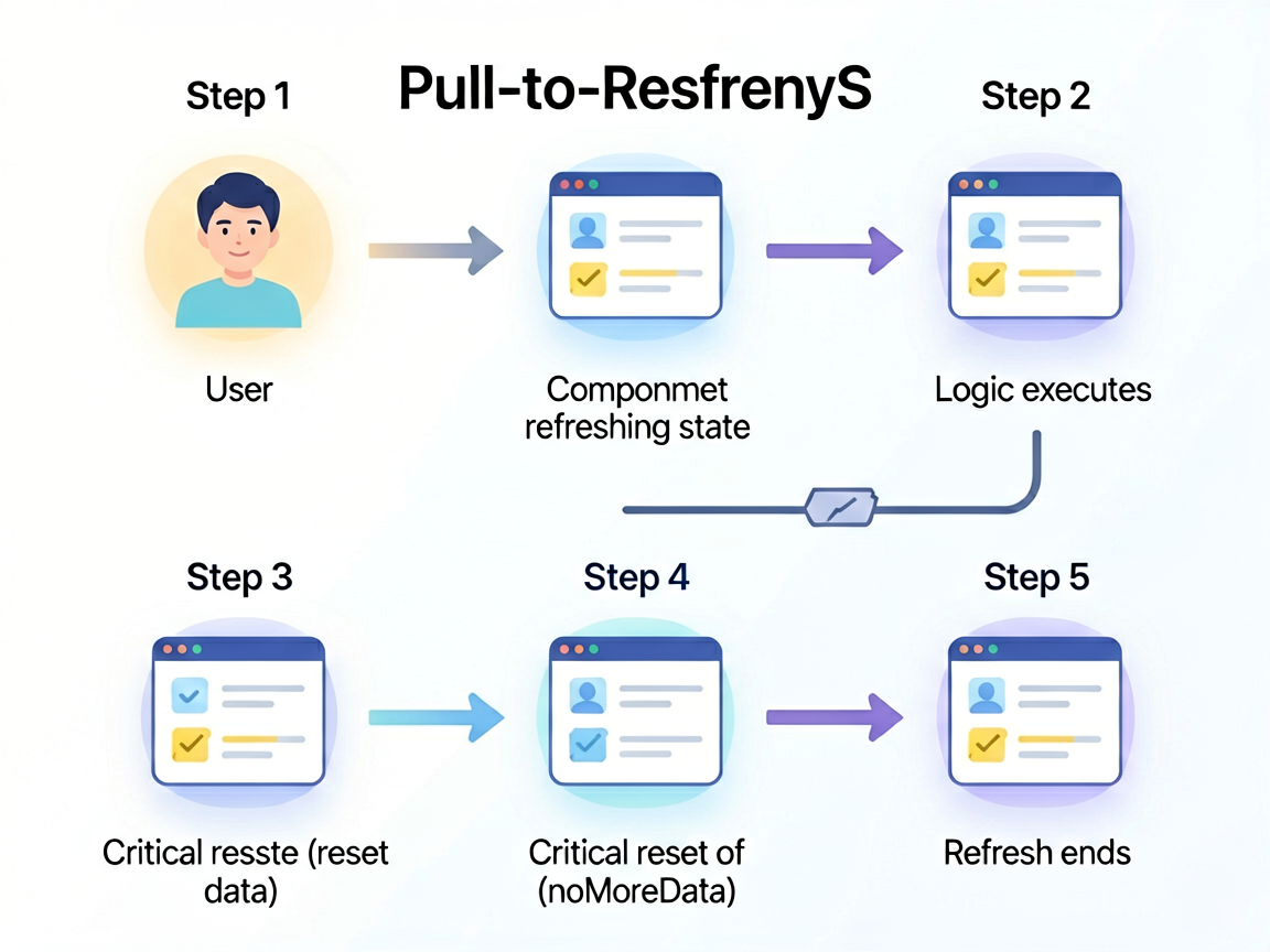 A step-by-step flowchart detailing the Pull-to-Ref