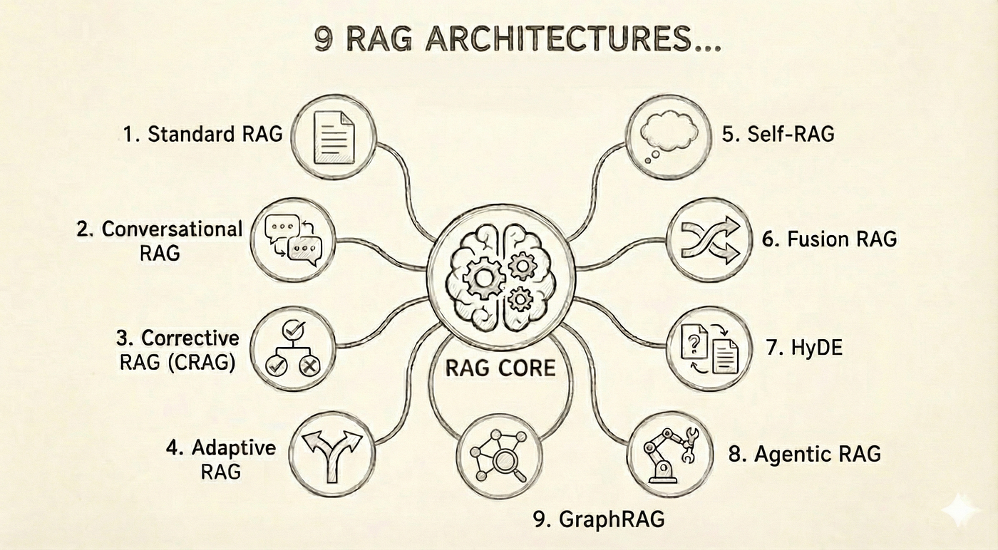 RAG 架构示意图