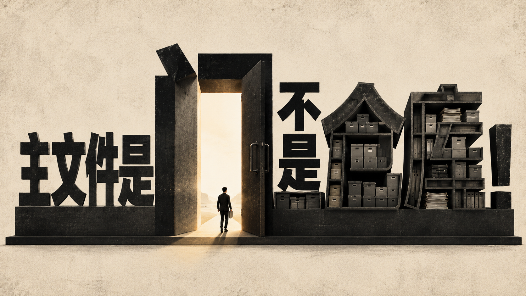 主文件是门,不是仓库