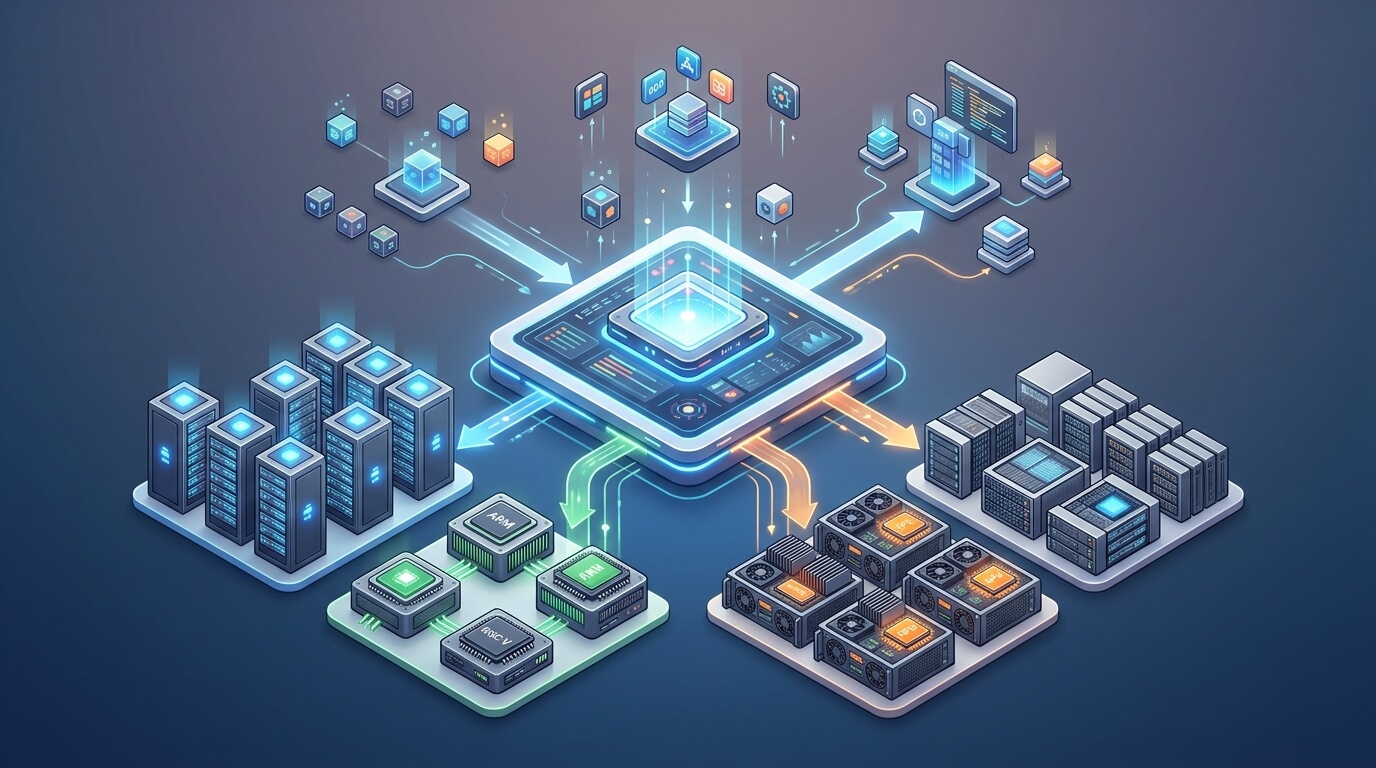 异构虚拟化概念示意图