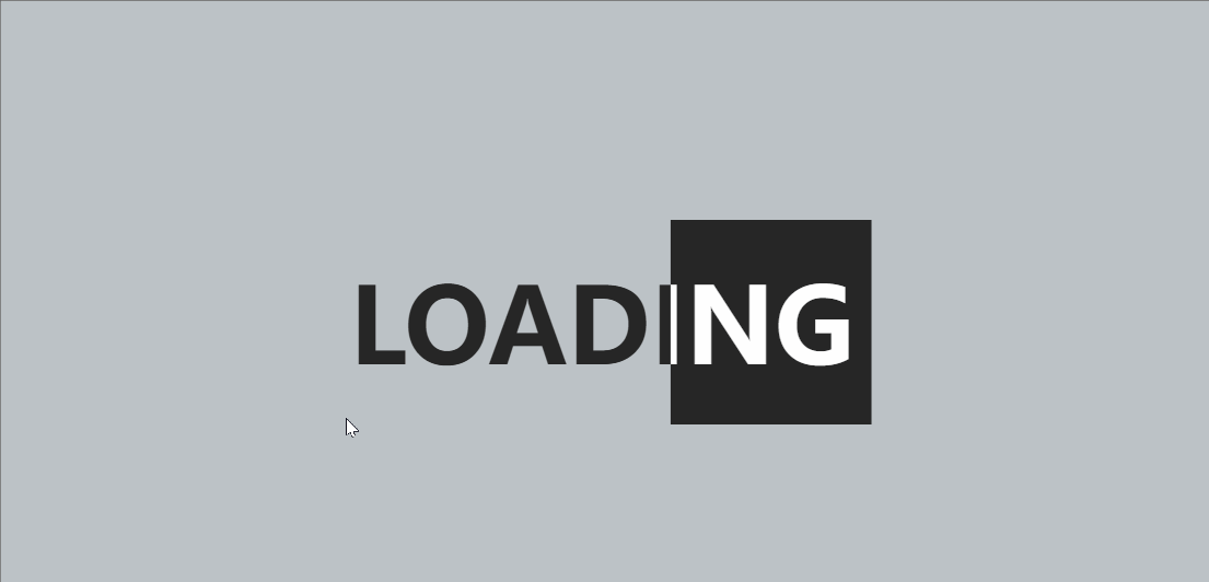 HTML&CSS ：告别卡顿，LOADING 文字动态效果_html loading-CSDN博客