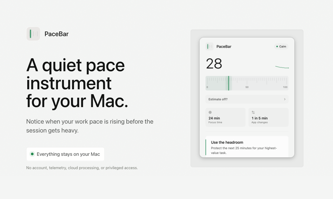 PaceBar