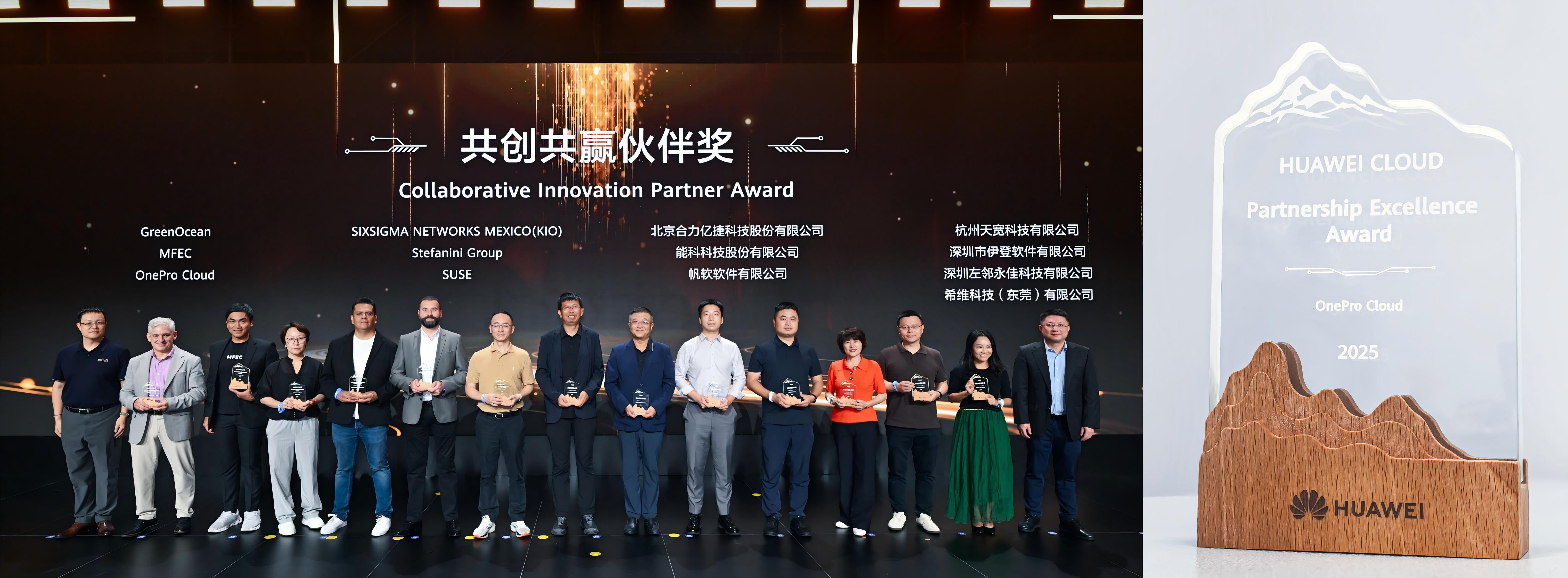 万博智云荣获华为云“共创共赢伙伴奖”