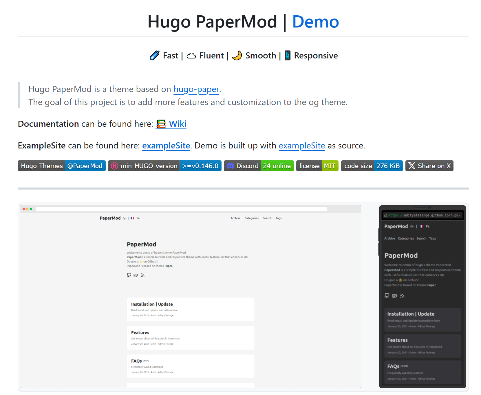 hugo-PaperMod