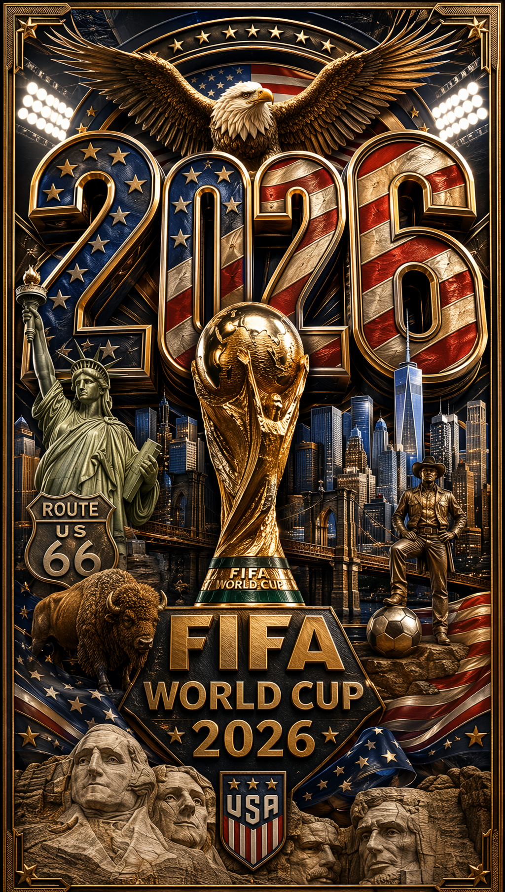 FIFA 2026 USA 主视觉