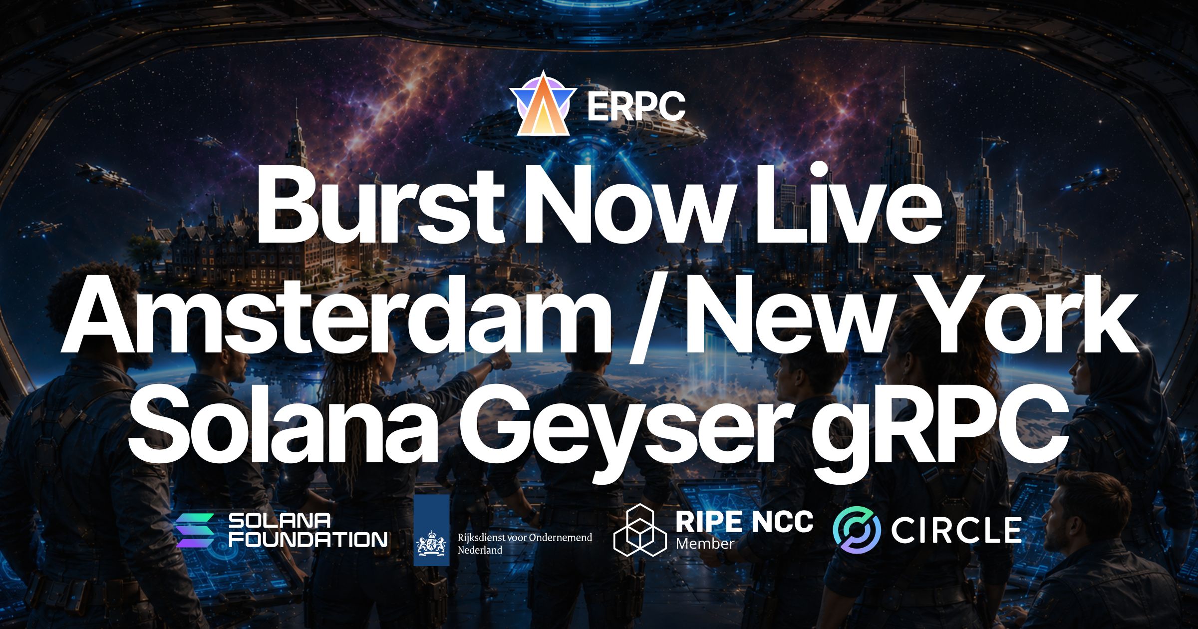 Solana Geyser gRPC Burst Amsterdam / New York