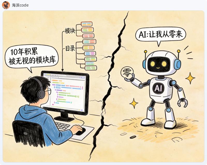 10年积累 vs AI从零来