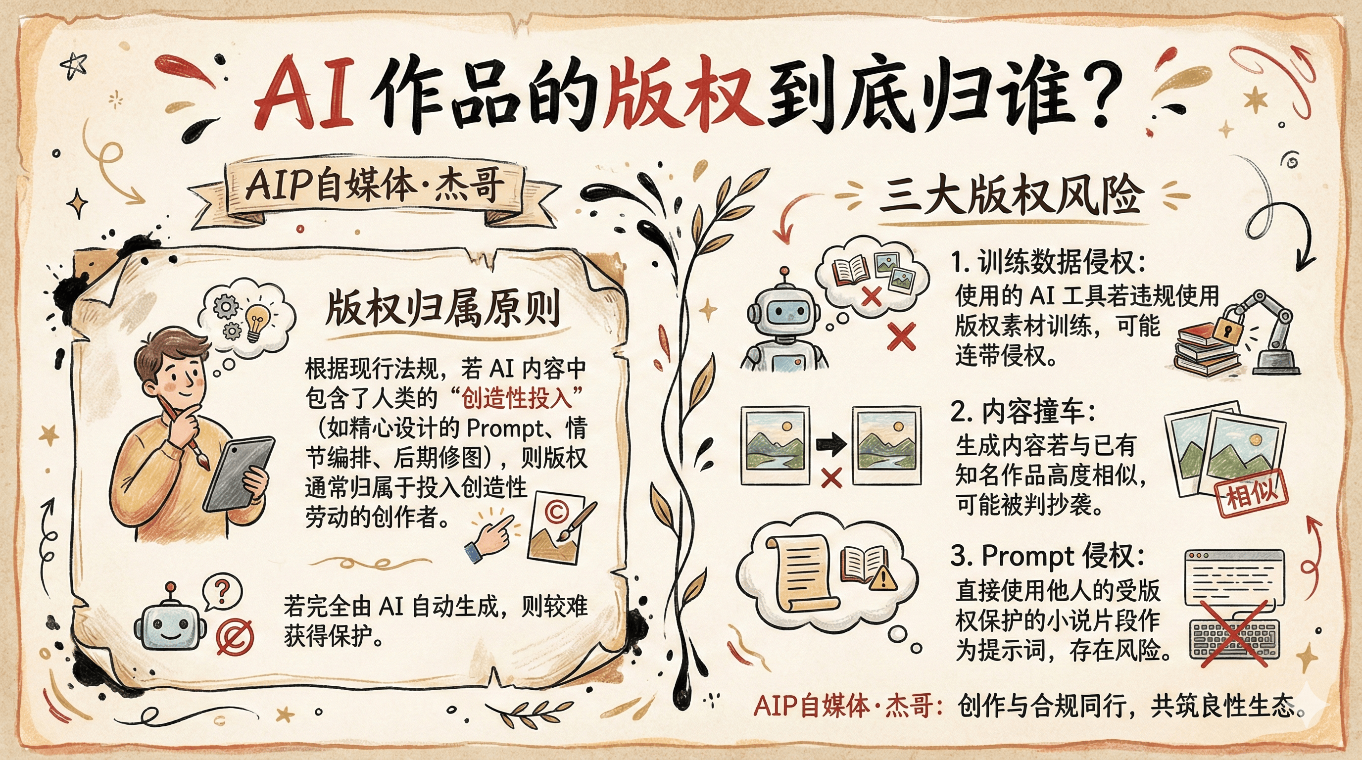 AI 作品的版权到底归谁