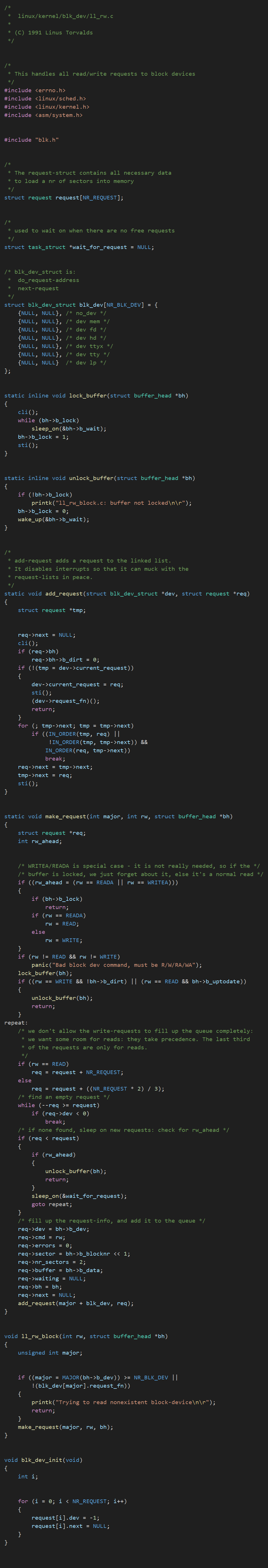 【Linux102】58-fs/buffer.c