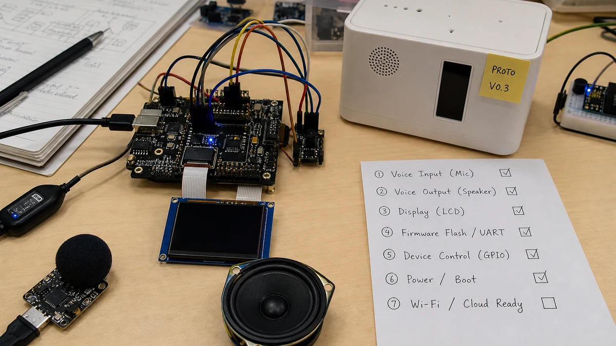 Tuya AI hardware validation bench
