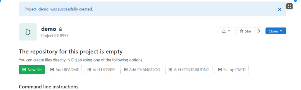 本地新项目推送到gitlab仓库_git_02