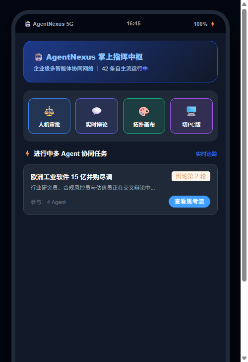 手机移动端掌上任务工作台