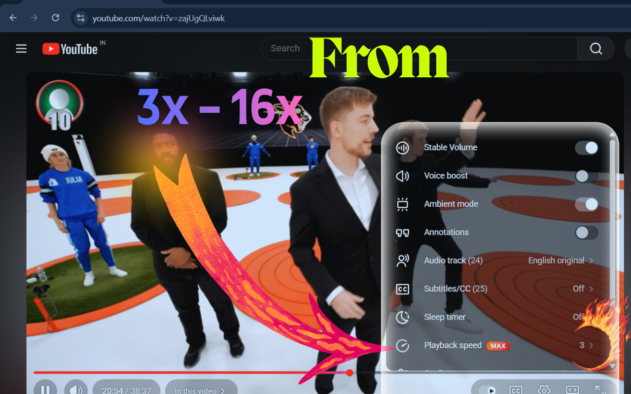 Youtube Custom Playback