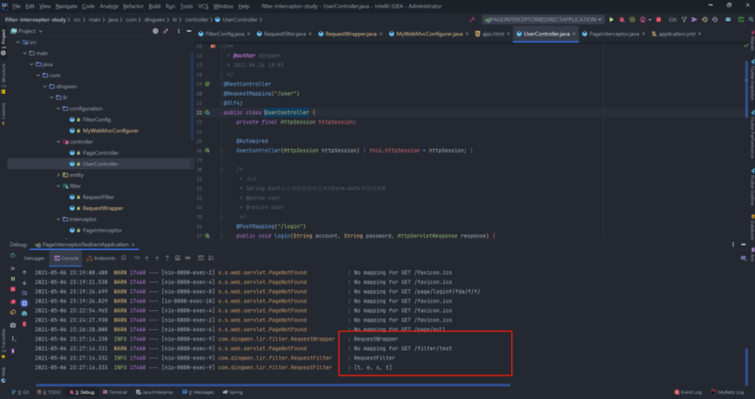图片 SpringBoot 过滤器、拦截器、监听器对比及使用场景_程序员_10