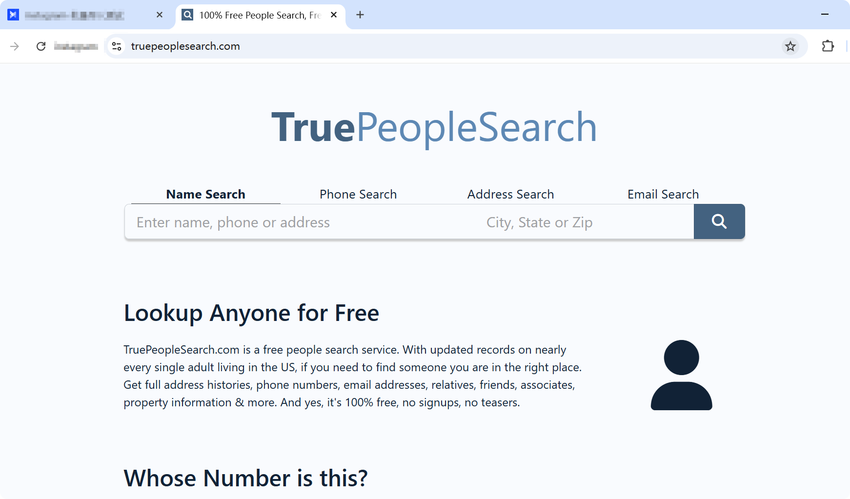 使用 AdsPower 访问 TruePeopleSearch