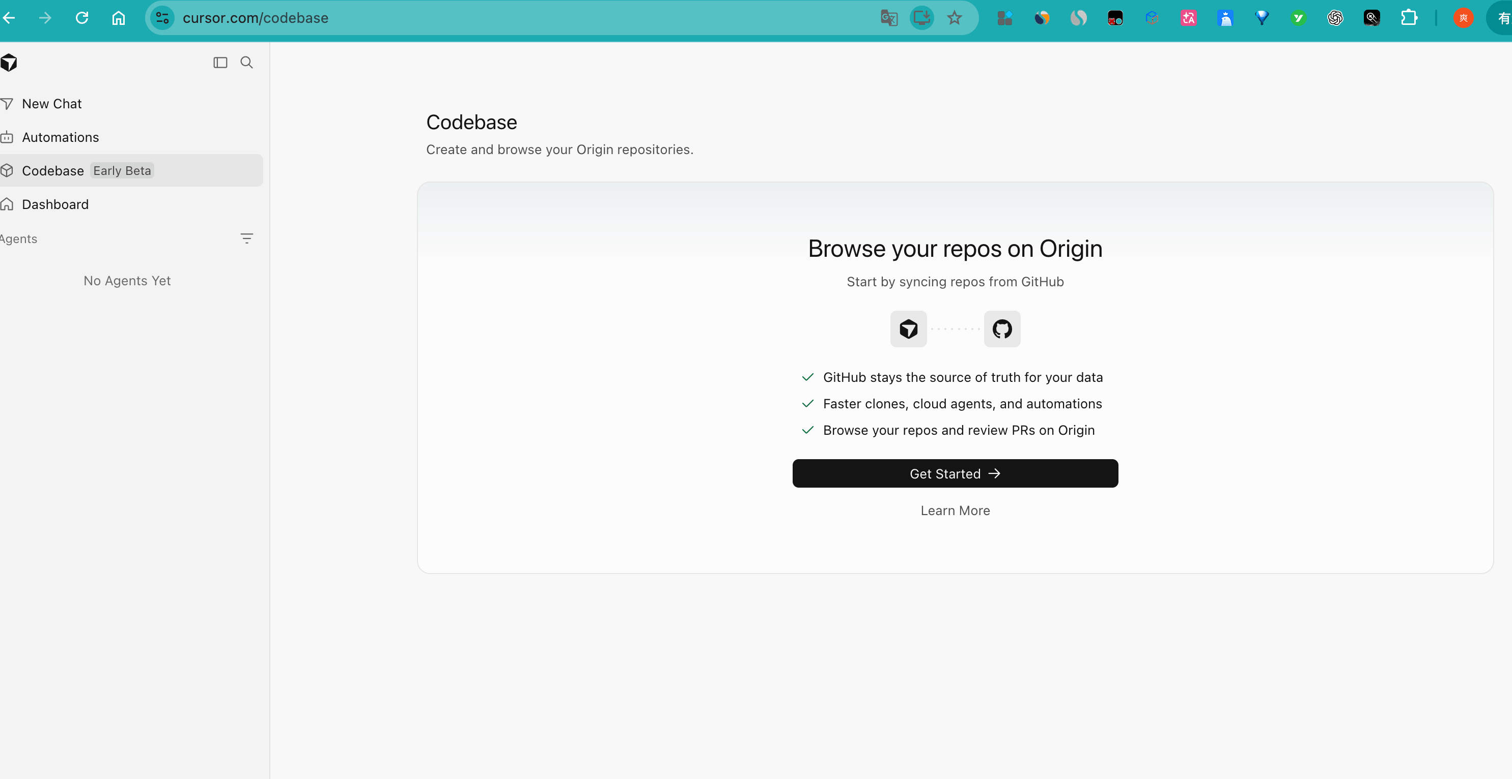 Cursor Codebase 中的 Origin 仓库同步入口