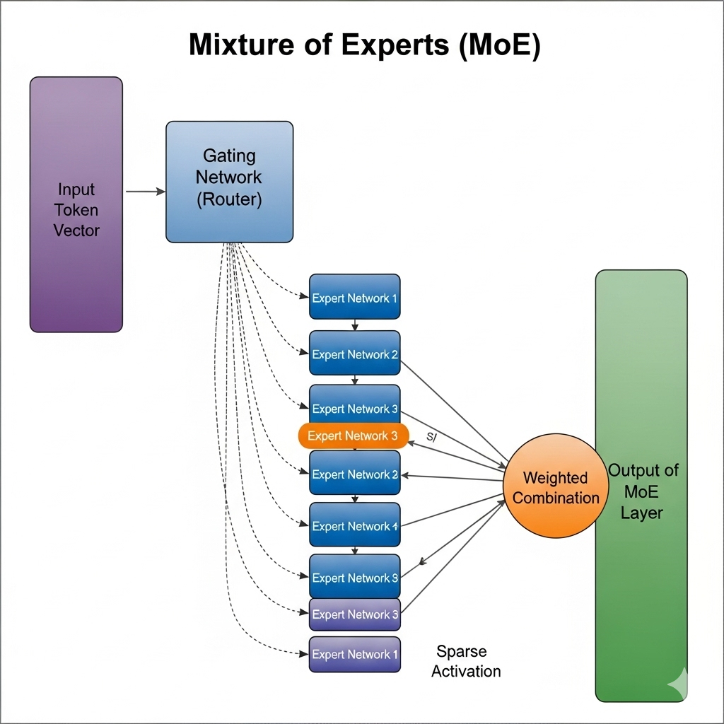 一文读懂MoE:大模型稀疏化技术 (Mixture of Experts (MoE))_moe简介-CSDN博客