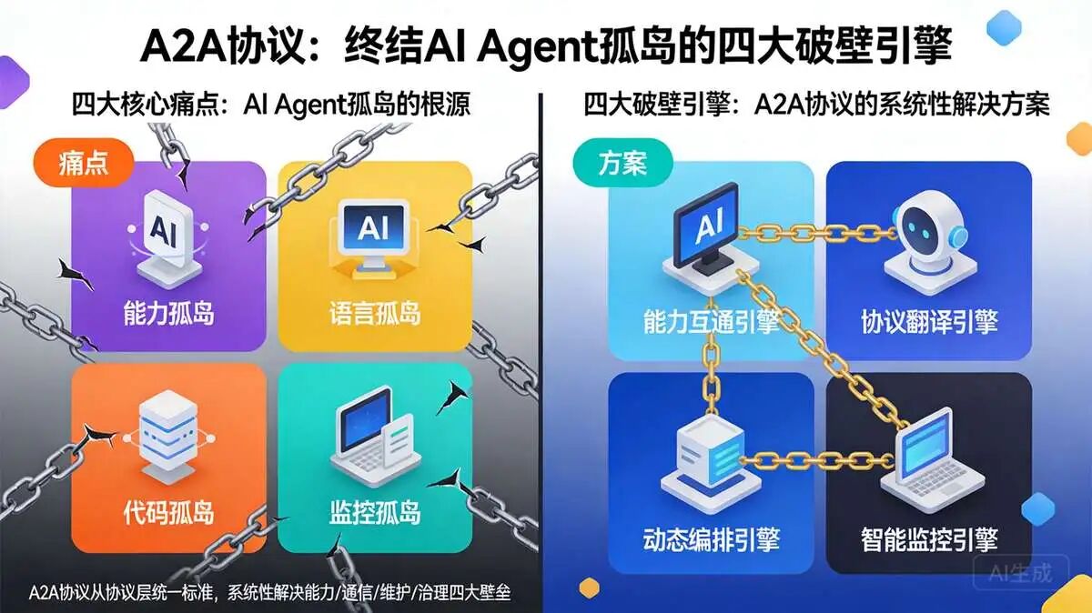 一、A2A协议核心价值:打破AI Agent孤岛生态