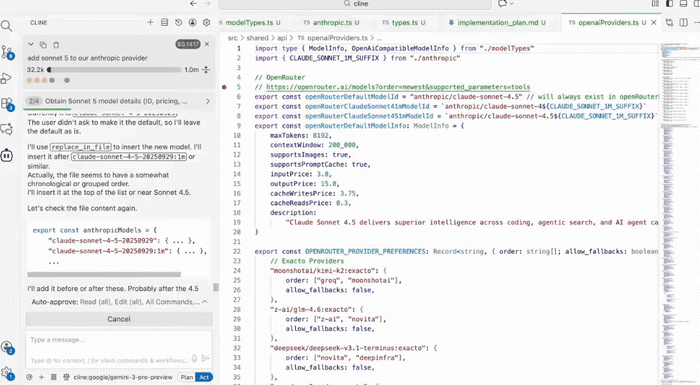 VSCode插件Cline使用+配置:从入门到进阶的完整教程(含国内直连GPT-5.1/Claude配置)