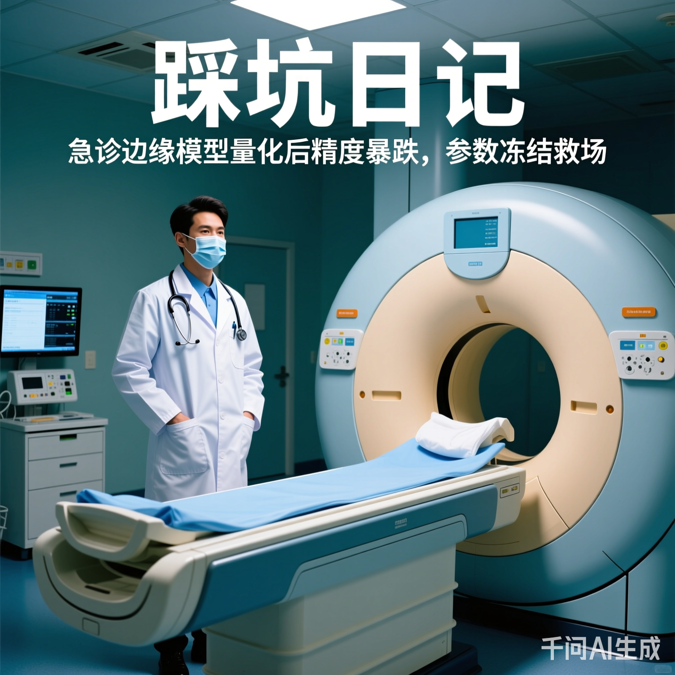 放射科医生和CT机