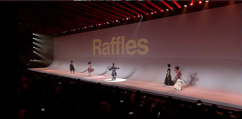 广州莱佛士学生作品惊艳亮相施华蔻2025秋冬新季风发布会