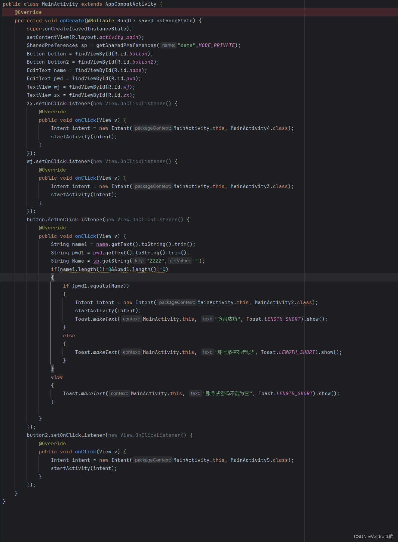 SharedPreferences用户账号注册登录修改综合应用_Text_02