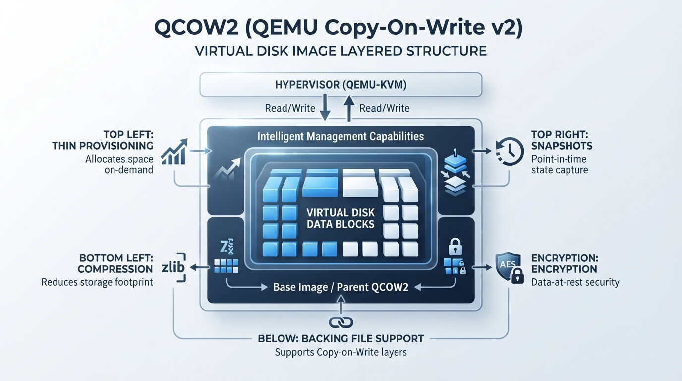 什么是 qcow2 磁盘镜像