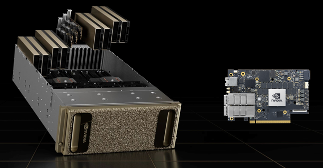 搭载 NVIDIA BlueField 的服务器与 BlueField DPU 卡