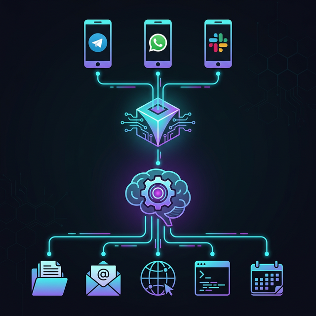 OpenClaw 工作流程示意图