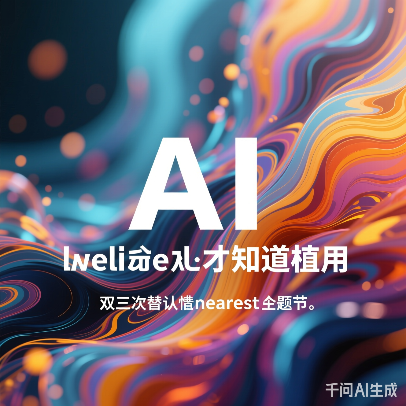 AI生成的抽象画