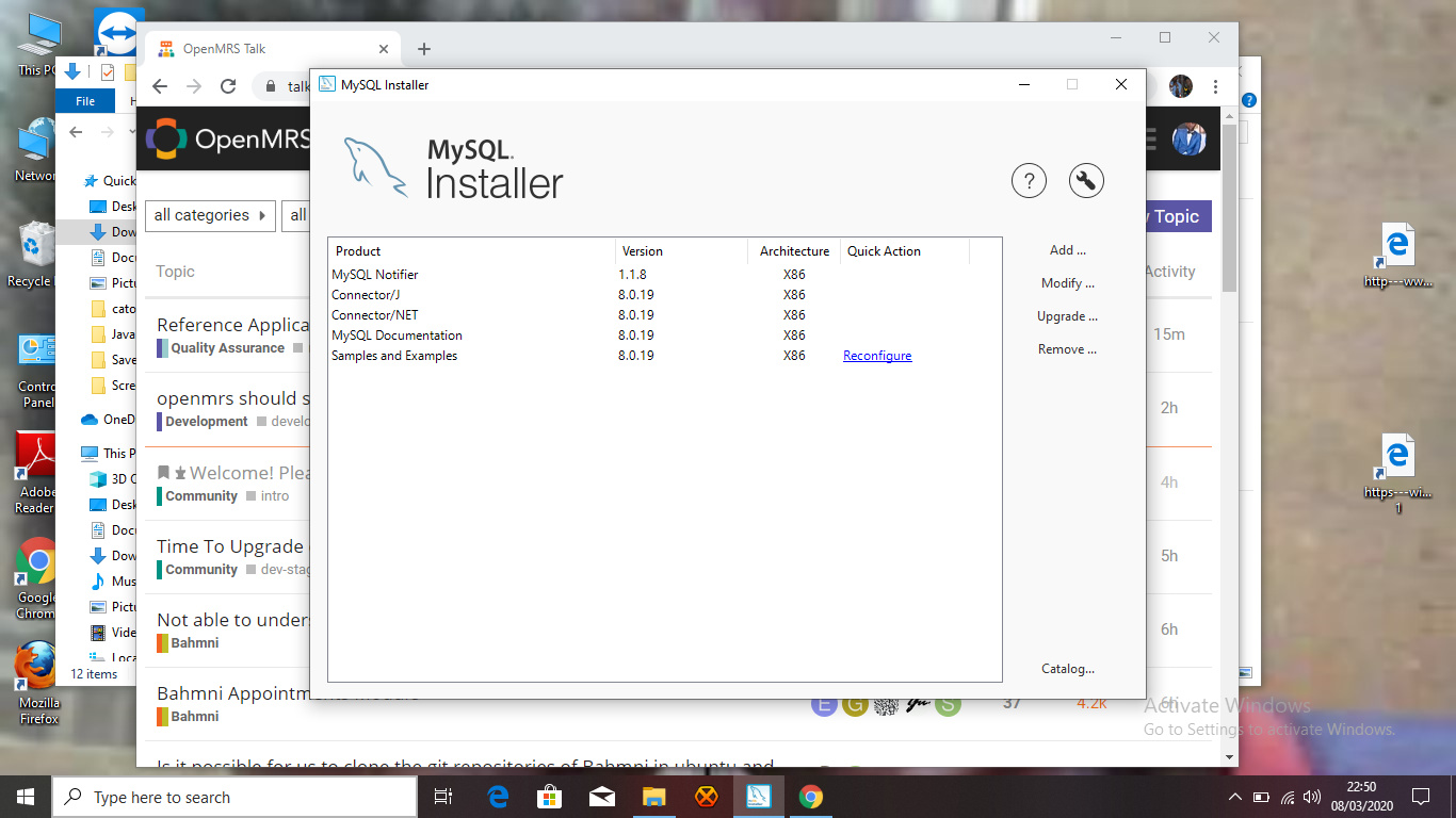 Stuck while installing MySQL - OpenMRS Talk