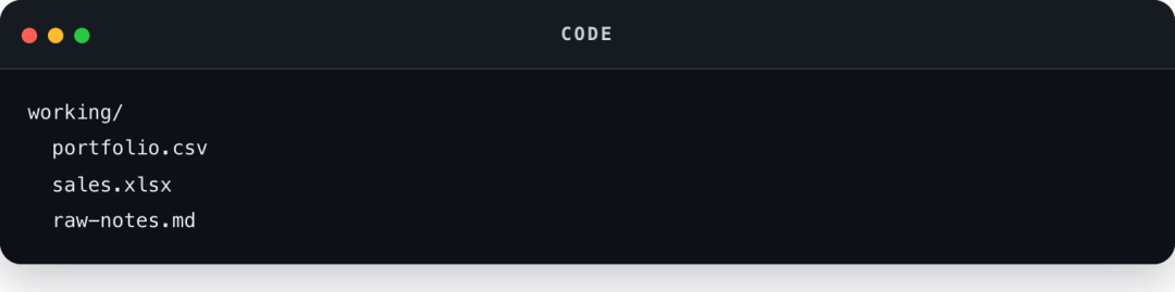 Code code block