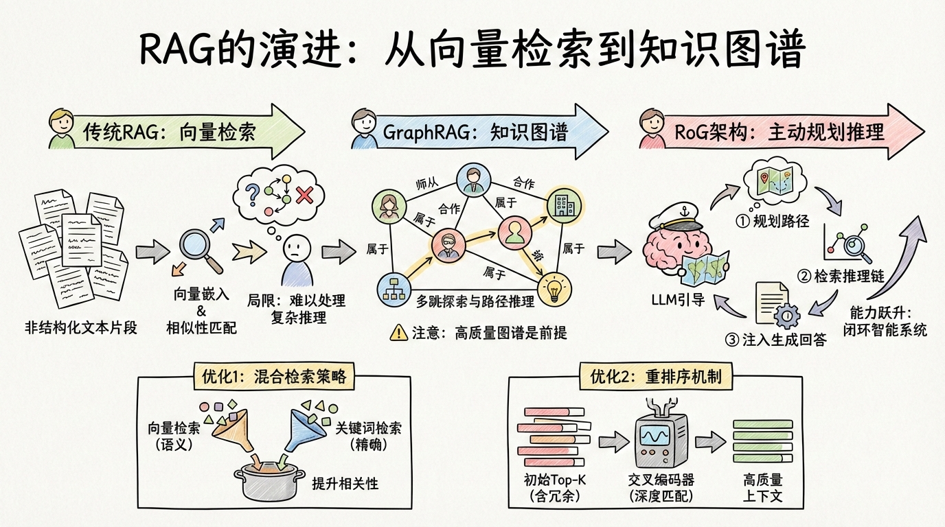 RAG的演进：从向量检索到知识图谱