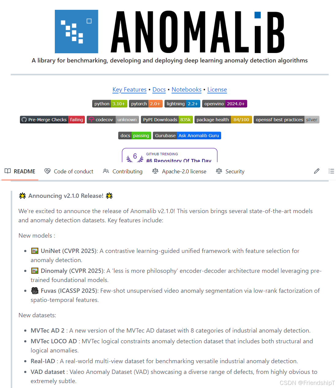 Anomalib：使用Anomalib 2.1.0训练自己的数据集进行异常检测_人工智能_02