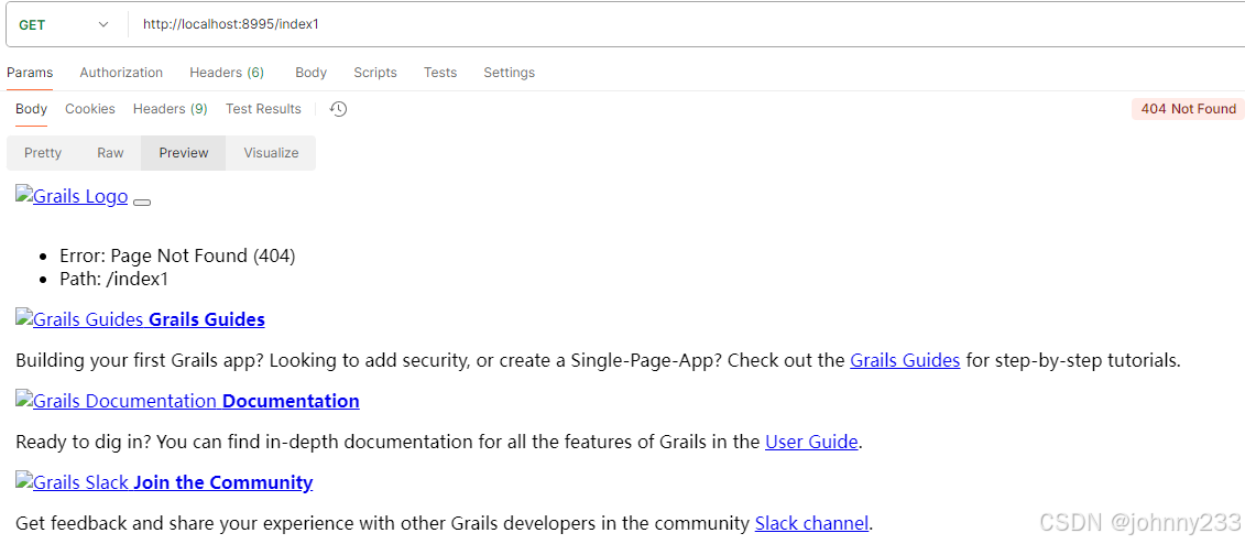 Grails(Groovy)框架抛出NoHandlerFoundException而不是返回404 Not Found_java_02