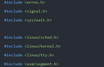 kernel/exit.c引用的文件