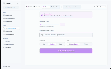 自定义题目生成
