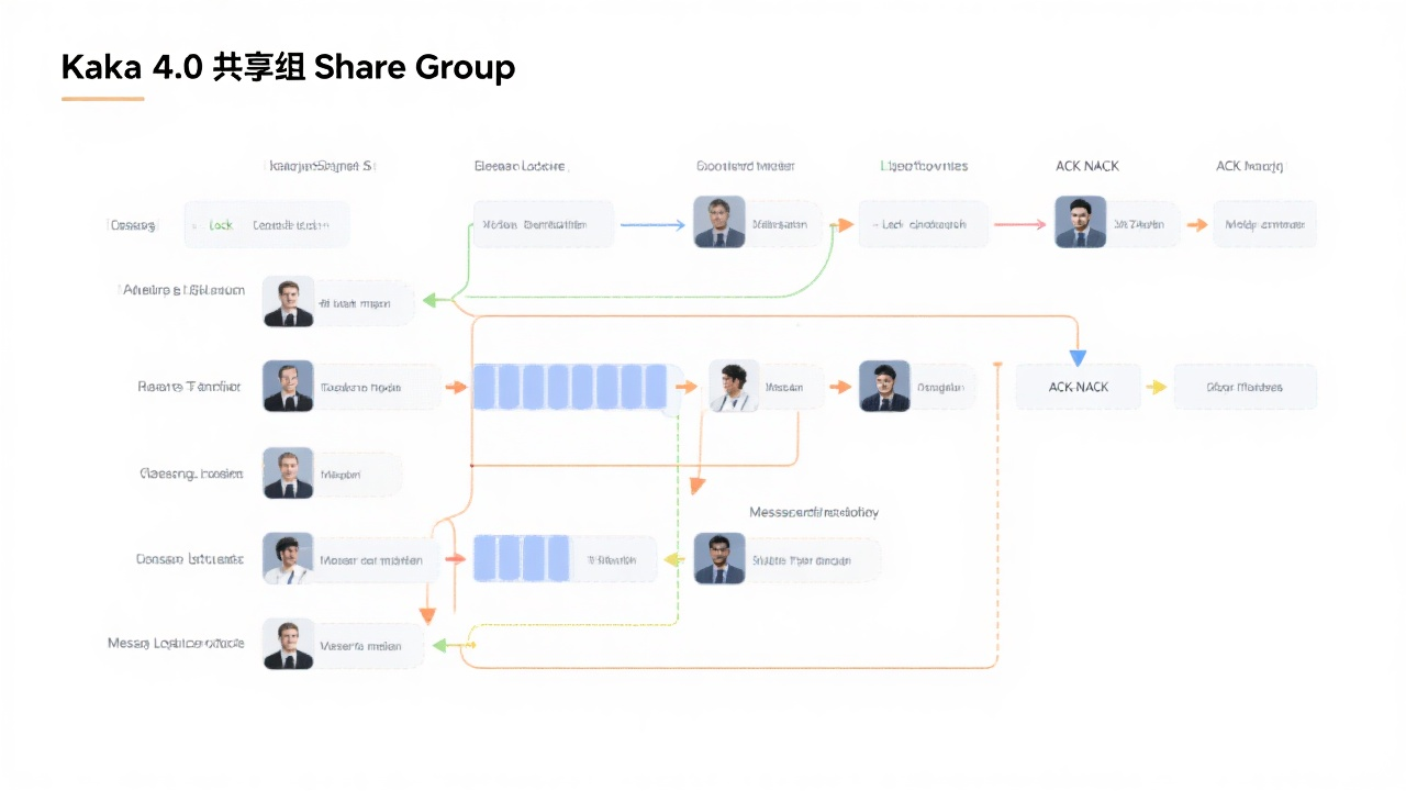 Kafka 4.0共享组Share Group工作示意图