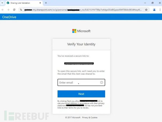 虚假身份验证阶段（来源：Cyberproof）
