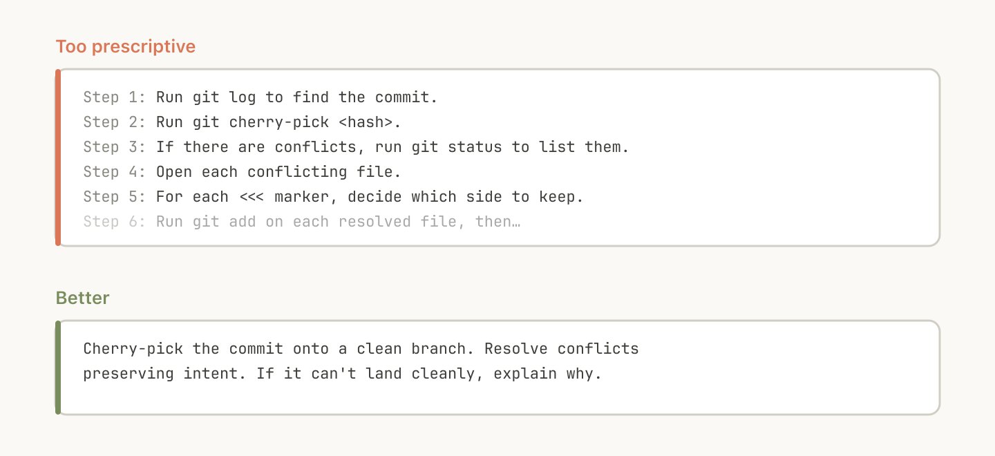 指令过于具体的反例